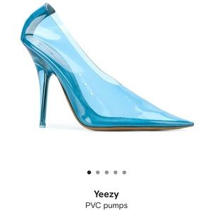 Blue YEEZY PUMPS KIM K